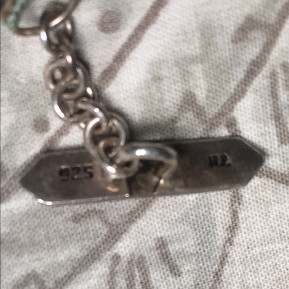 Turquoise Sterling Silver Necklace - Picture 2 of 4